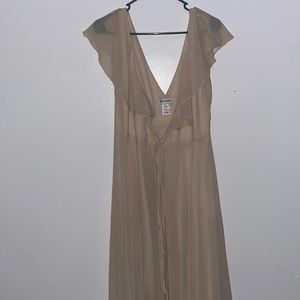 Size 2 formal wrap dress floor length